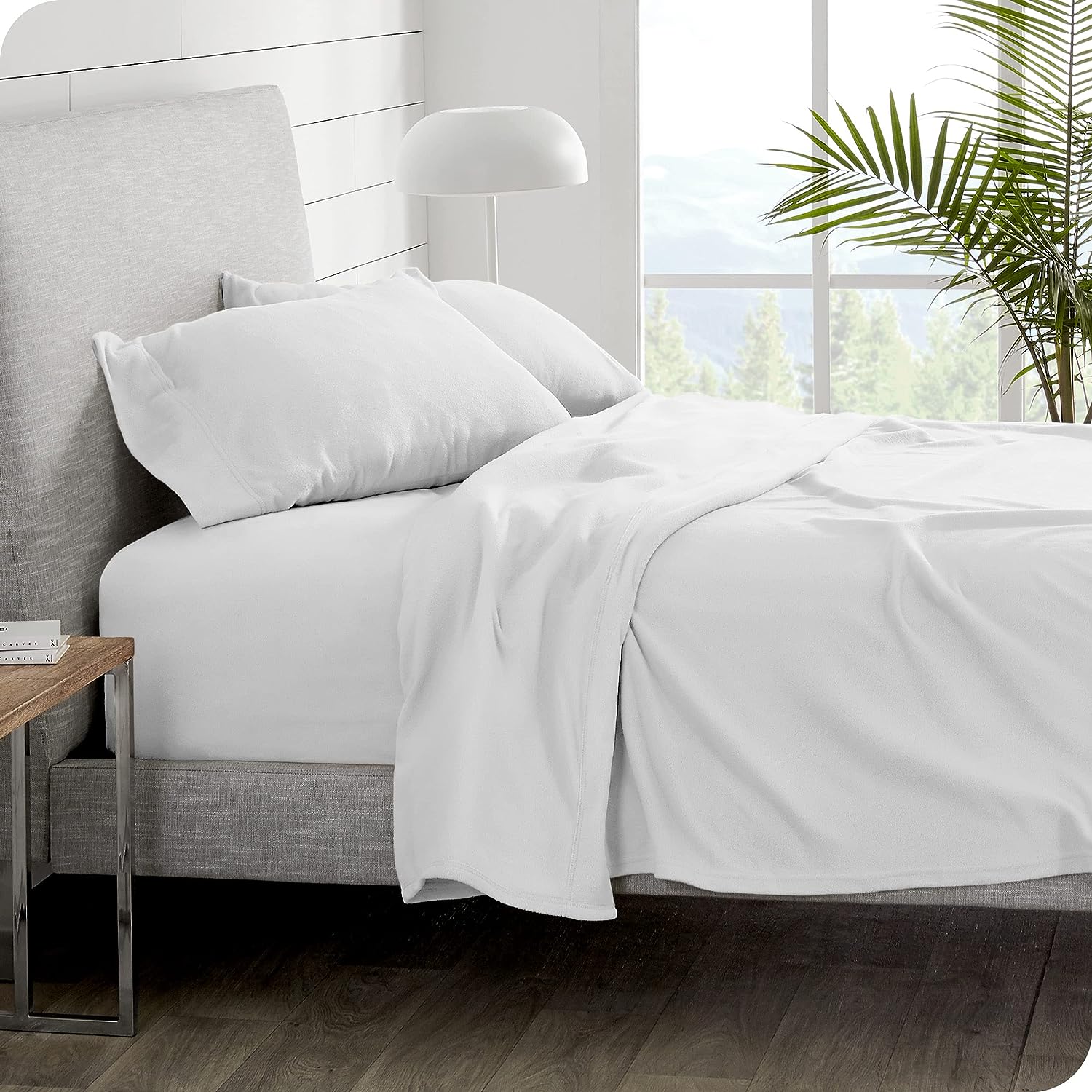 4Piece Super Soft Polar Fleece Sheet Set Queen Size 6 Colors Ava